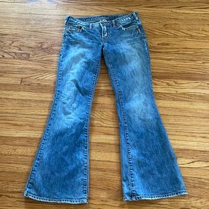 Silver jeans, cinder